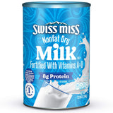 Swiss Miss Vitamin A & D Fortified Dry Milk – Low-Calorie Coffee and Tea Companion for Self-Care Mornings