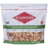 Diamond of California Walnut Halves – Omega-3 Rich Snack for Cardio Wellness Routines, Resealable 1 lb Bag