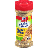 McCormick Perfect Pinch Lemon & Pepper Seasoning – Portable Grill Seasoning for Backyard BBQs and Tailgates