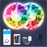 PHOPOLLO RGB LED Strip Lights – Child Friendly Bedroom Lighting, No Heat Touchable Strip