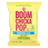 Angie's BOOMCHICKAPOP Sea Salt Popcorn – Wholesome Pantry Snack for Gluten-Free Wellness Routines, 6.7 oz