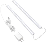 JUSJUBR Under Cabinet LED Light Bar – USB Desk Lamp for Home Office Focus and Late-Night Study Sessions