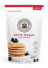 King Arthur Keto Wheat Pancake Mix - Family-Safe Low-Carb Breakfast for Picky Eaters, Non-GMO and Kosher Pancakes
