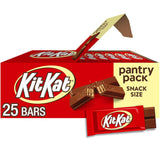 KIT KAT Milk Chocolate Wafer Bars – Home Office Desk Snack for Remote Workers, 25 Individually Wrapped Pieces