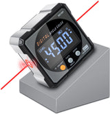 HERRMILL Digital Angle Finder with Laser - Safe Table Saw Measuring Tool for Home Workshops, Magnetic Non-Slip Angle Gauge