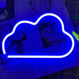 LUCIFER Cloud Neon Sign – Thoughtful Birthday Gift for Her and Teen Girls, Battery Powered LED Wall Light for Bedroom Reveal Surprise