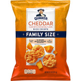 Quaker Rice Crisps Cheddar – Office Desk Snack to Beat the 3 PM Crash, 8.5 oz