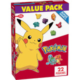 Pokemon Fruit Flavored Snacks, Individually Wrapped Kids Snacks for Lunchboxes and After School, Gluten Free Pantry Pack, 17.6 oz, 22 Pouches