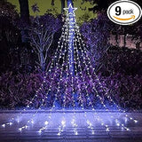 Brightown Cascading Star Lights – Durable 320 LED Set for Backyard Holiday Displays and Outdoor Party Ambiance