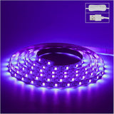 Blacklight Strip Lights for Living Room Decor, 120 LED Bead USB Powered UV Bar for Ambient Purple Glow