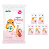 Little Bellies Organic Strawberry Pick-Me Sticks – Choking-Safe Soft Melt Texture for Self-Feeders