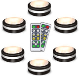 Starxing Puck Lights – Flameless Battery Lighting for Bedrooms Shared with Kids and Pets, Auto Timer