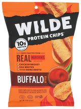 Wilde Snacks Protein Chips Buffalo 4oz – Shelf-Stable Desk Snack to Beat the 3pm Energy Slump