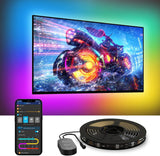 Govee TV LED Backlight – Living Room Ambient Lighting Strip with RGBIC Multi-Zone Color for 55-65 Inch TVs