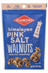 Diamond of California Pumpkin Pie Spice Walnuts – Portable Trail Snack for Hiking and Camping, 4 oz Resealable Pouch