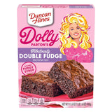 Duncan Hines Dolly Parton Brownie Mix Fabulously Double Fudge – Quick Study Break Dessert for Home Office and Dorm Rooms, 17.6 oz