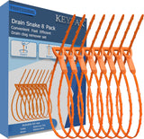 Drain Snake – 25 Inch Simple Drain Tool for Clutter Free Home Essentials