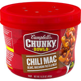 Campbell's Chunky Chili Mac Soup — No-Spice Single-Serve Bowl Safe for Picky Eaters and Young Adults