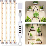 LORDEM Grow Light Strip – Focus-Friendly Desk Plant Lighting for Home Office, Auto Cycle Timer for Set-and-Forget Use