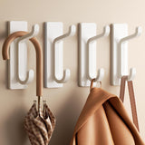 Towlz Rust-Proof Wall Hooks for RV and Camper Storage, Compact Adhesive Hooks That Withstand Travel Vibration