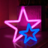 BRIGHTDECK 3-Piece Butterfly Neon Wall Art – Soft Glow Living Room and Dorm Room Decoration, Battery or USB Powered Accent Lighting