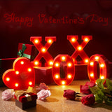 VIHOSE LED Letter Lights – Simple Modern Tabletop Decor, Clean Line Light Up Letters for Minimalist Shelf