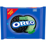 OREO Mint Creme Chocolate Sandwich Cookies Party Size 24.95 oz – Portable Resealable Snack for Road Trips and Camping