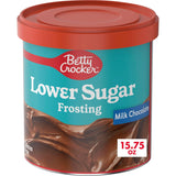 Betty Crocker Reduced Sugar Milk Chocolate Frosting – Family Baking Companion for After-School Snacks and Weekend Treat Projects