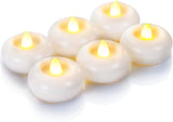 Homemory Waterproof LED Floating Candles – All-Weather Patio and Poolside Ambiance for Outdoor Entertaining