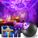 One Fire Galaxy Projector with White Noise Machine – Mindfulness and Meditation Light for Bedroom Wind Down Ritual and Better Sleep Quality