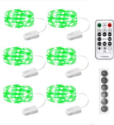 LumLux Single Strand Fairy Lights – Minimalist Bedroom Accent with 7ft Silver Wire, Less Is More Home Lighting