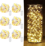 Lumoonos Starry String Lights – Ambient Living Room Accent for Bookshelves, Headboards, and Nooks