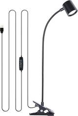 Dott Arts Desk Lamp – Stylish Clip-On Reading Light for Cozy Bedrooms, 7 Color Finishes