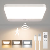 FULEN Motion Sensor Ceiling Light – Cordless Rechargeable Safety Light for Staircases and Hallways, 120° Detection