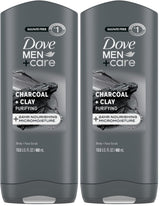 DOVE Men+Care 2-in-1 Body and Face Wash – Thoughtful Birthday Gift for Husband, Men Stocking Stuffer 2-Pack 13.5 oz