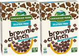 Cascadian Farm Brownie Crunch Cereal – Certified Clean Cereal for Celiac and Gluten-Sensitive Households, Pack of 2