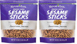 Sesame Sticks 16oz – Hiking Trail Snack for Outdoor Adventures, Lightweight Crunchy Sesame Sticks in Resealable Bag