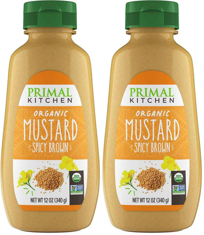 Primal Kitchen Spicy Brown Mustard – Five-Ingredient Clean Condiment for the Uncluttered Pantry