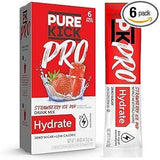 PURE KICK PRO Hydration Mix – Low-Sodium Daily Electrolyte Support for Self-Care Routines, Peach Mango Flavor