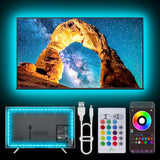 Maylit TV LED Bias Light – Home Office Focus Backlight Strip, 20ft USB Powered for 32-80 Inch Monitors