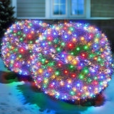 LumDecor Christmas Net Lights – Thoughtful Holiday Gift for Mom and Garden Lovers, 120 LED Mesh Set
