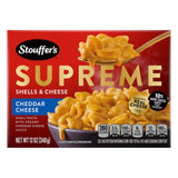 Stouffer's Supreme Shells and Cheese – One-Box Dinner with No Extra Ingredients, 12 oz Cheddar Shells Kit