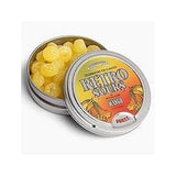 Iconic Candy Retro Sours Hard Tangy Candy Tin – Housewarming Party Favor, Mango Flavored Collectible Candy Keepsake