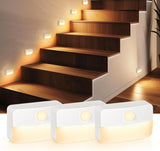 LumiGuard Step Light – Smoke-Free Battery Nightlight for Hallways and Stairs, Motion Activated Indoor Safety