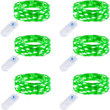 Minetom Fairy Lights 6-Pack – 7ft Battery Operated Cool-to-Touch String Lights for Safer Overnight Nightlight Use