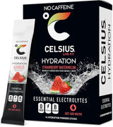 CELSIUS Hydration B-Vitamin Stick Packs – Lemon Lime Caffeine Free Office Beverage to Replace Sugary Sodas at Your Desk