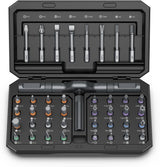 PrecisionTool 42-in-1 Magnetic Ratchet Screwdriver Set – Home Office Repair Companion for Daily Equipment Assembly, Quick Bit-Swap Design