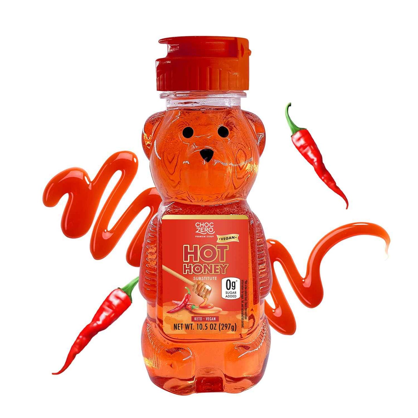 ChocZero Hot Honey – Picnic Ready Drizzle for Cheese Boards and Charcuterie Outdoors
