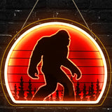 Cryptid Co. Bigfoot Neon Sign – Funny Housewarming and Holiday Gift for Men and Women, Quirky Cryptid Wall Decor with UV Print