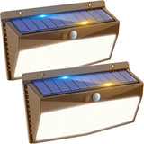 Outdoor Solar Wall Light for Garden, Fence & Garage – 3 Modes, IP65 Waterproof No Wiring